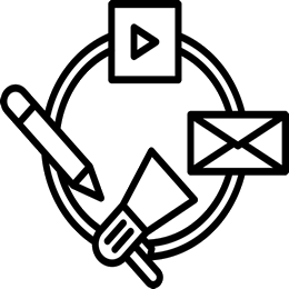 marketing digital strategy icon